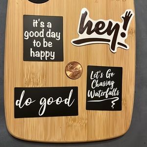 STICKERS DECORATE/PERSONALIZE items for cell phone, cups, coolers, water bottles